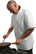 Unisex Chefs Jacket Short Sleeve